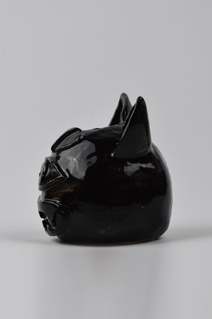 Cat Head Vase