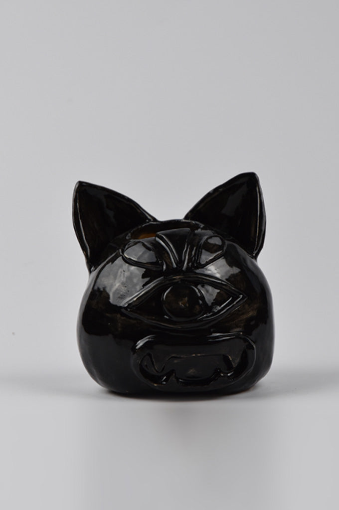 Cat Head Vase